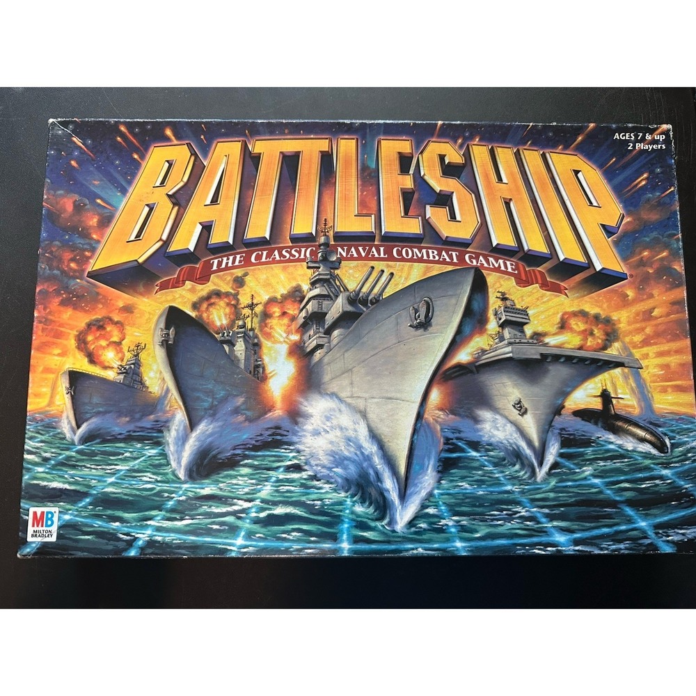 Battleship‎ COMPLETE Milton Bradley 2002 Classic War Board Game